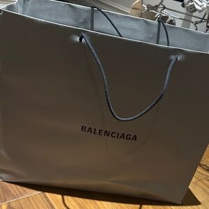 Authentic Balenciaga large paper Bag
